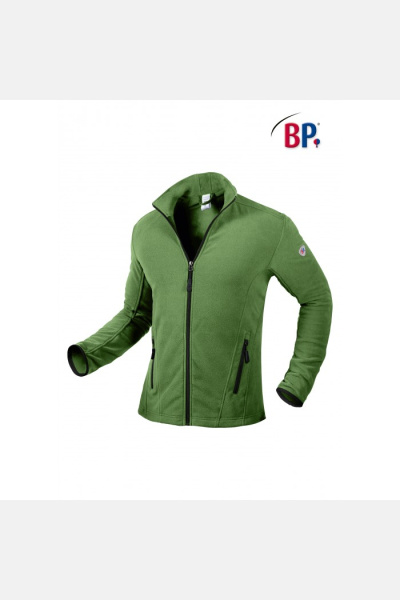 Fleecejacke für Herren von BP® mit Stehkragen