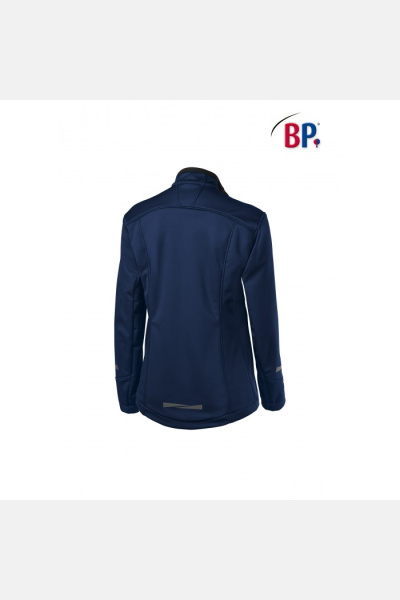 Softshelljacke für Damen von BP®, Farbe: nachtblau, Größe: M
