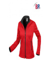 Softshelljacke für Damen von BP®, Farbe: rot, Größe: L