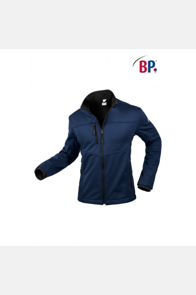 Softshelljacke für Herren von BP®, Farbe: nachtblau, Größe: 2XL
