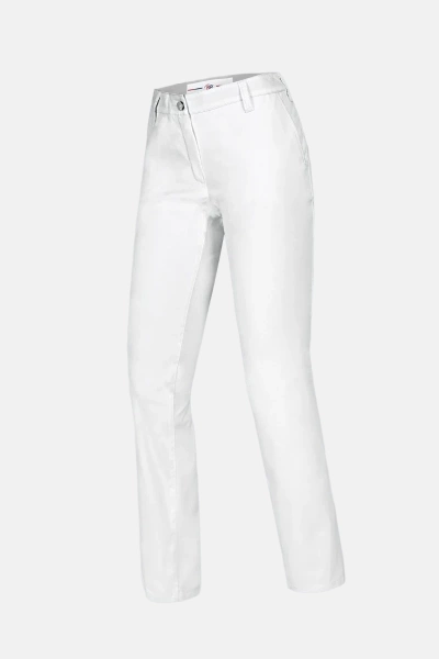 Chinohose für Damen Jalina aus 100% Baumwolle von BP®, Farbe: weiß, Größe: 34n