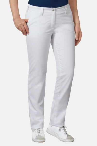 Chinohose für Damen Jalina aus 100% Baumwolle von BP®, Farbe: weiß, Größe: 42n