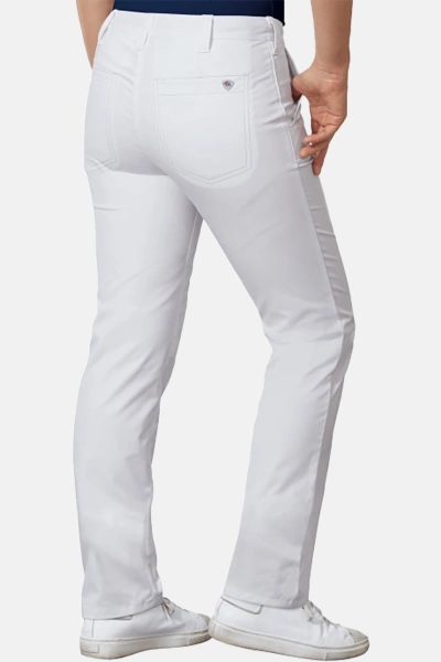 Chinohose für Damen Jalina aus Stretchgewebe von BP®, Farbe: weiß, Größe: 40n