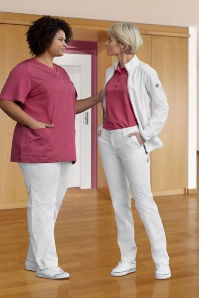 Chinohose für Damen Jalina aus Stretchgewebe von BP®, Farbe: weiß, Größe: 40n