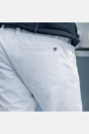 Herren-Chinohose Jalinor aus elastischem Stretchgewebe, Farbe: weiß, Größe: 52l