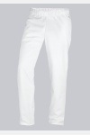 Fair produzierte Unisex Bundhose Jayden, Farbe: weiß (50% Baumwolle / 50% Polyester), Größe: M, Beinlänge: kurz