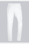 Fair produzierte Unisex Bundhose Jayden, Farbe: weiß (50% Baumwolle / 50% Polyester), Größe: M, Beinlänge: kurz
