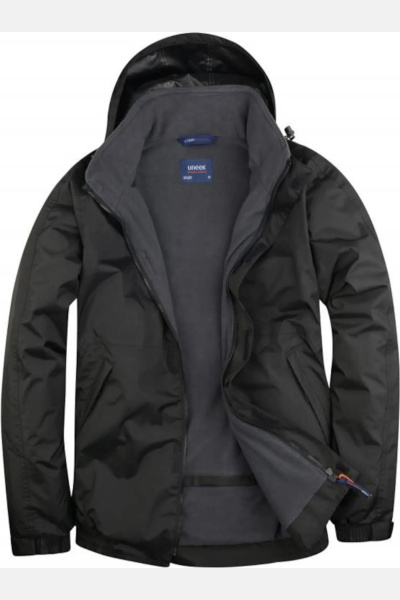 Premium Outdoor Jacket von Uneek, Farbe: Black/Grey,...