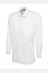 Mens Poplin Full Sleeve Shirt von Uneek, Farbe: White, Größe: XL