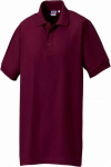 Herren Ultimate Piqué Polo 577M von Russell, Farbe: burgundy, Größe: L