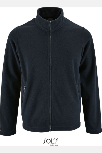 Herren Fleece Jacke Norman Men von SOLS, Farbe: navy,...