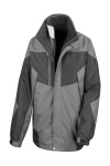 3-in-1 Jacke Result Aspen, Farbe: grau/schwarz, Größe: 3XL
