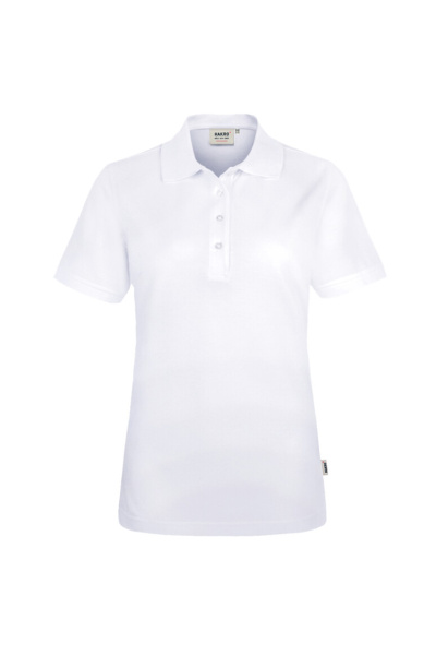 Poloshirt Bryna, tailliert geschnitten, Farbe: weiß, Größe: XS