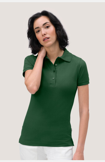 Poloshirt Bryna, tailliert geschnitten, Farbe: dunkelgrün, Größe: XS