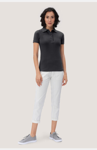 Poloshirt Bryna, tailliert geschnitten, Farbe: karbongrau, Größe: XS