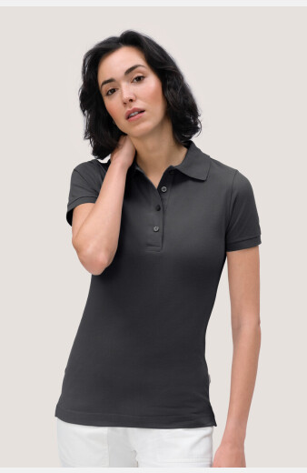 Poloshirt Bryna, tailliert geschnitten, Farbe: karbongrau, Größe: XS