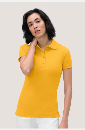 Poloshirt Bryna, tailliert geschnitten, Farbe: gelb, Größe: XS