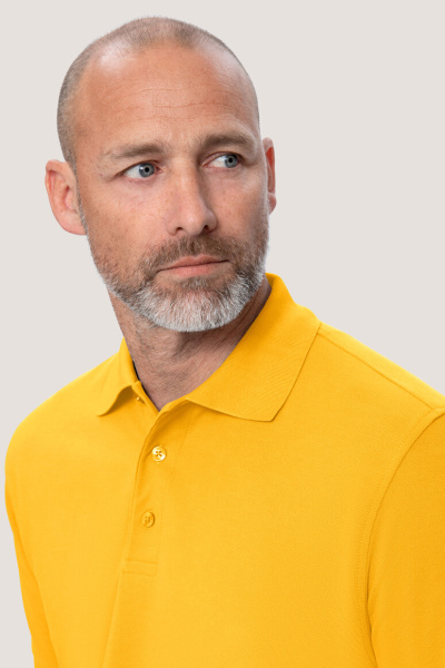 Poloshirt Bryan, gerade geschnitten, Farbe: gelb, Größe: M