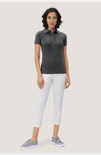 Poloshirt Bryna, tailliert geschnitten, Farbe: anthrazit, Größe: XS