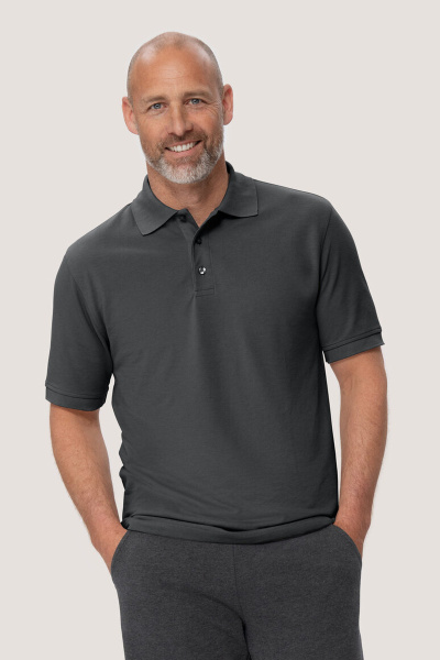 Poloshirt Bryan, gerade geschnitten, Farbe: anthrazit, Größe: L