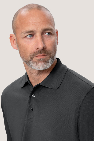 Poloshirt Bryan, gerade geschnitten, Farbe: anthrazit, Größe: L