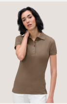 Poloshirt Bryna, tailliert geschnitten, Farbe: nougat, Größe: XS