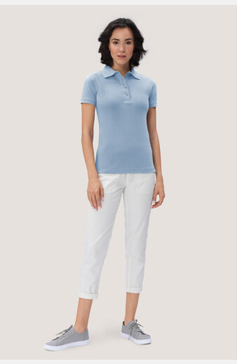 Poloshirt Bryna, tailliert geschnitten, Farbe: hellblau, Größe: XS