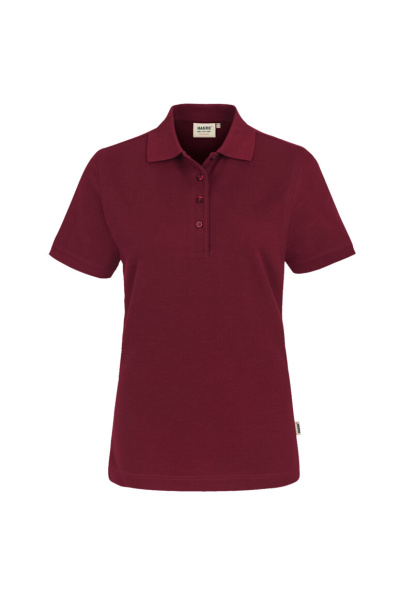 Poloshirt Bryna, tailliert geschnitten, Farbe: bordeaux, Größe: L