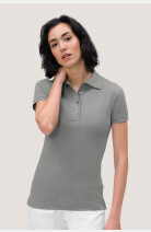 Poloshirt Bryna, tailliert geschnitten, Farbe: grau-meliert, Größe: XS