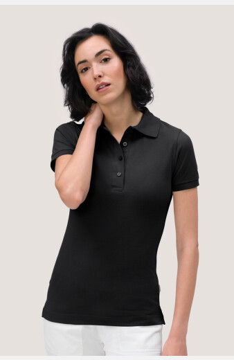 Poloshirt Bryna, tailliert geschnitten, Farbe: schwarz, Größe: XS