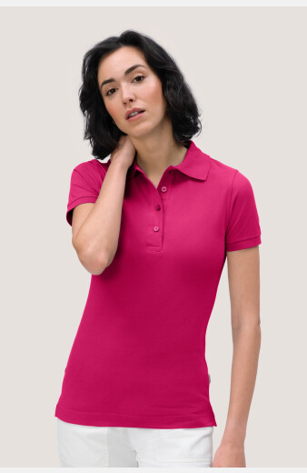 Poloshirt Bryna, tailliert geschnitten, Farbe: magenta, Größe: XS