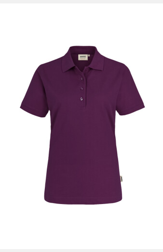 Poloshirt Bryna, tailliert geschnitten, Farbe: aubergine, Größe: XS