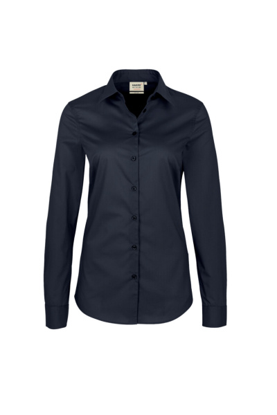 Bluse Adriana, tailliert geschnitten, Farbe: dunkelblau, Größe: 3XL