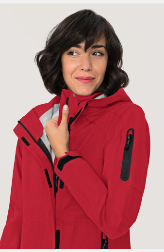 Kombijacke Tirina, tailliert geschnitten, Farbe: rot, Größe: XS