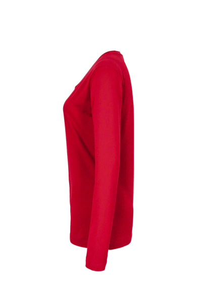 Langarmshirt Korvina, tailliert geschnitten, Farbe: rot, Größe: S