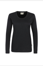 Langarmshirt Korvina, tailliert geschnitten, Farbe: schwarz, Größe: XS