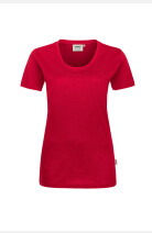 T-Shirt Emanuela, tailliert geschnitten, Farbe: rot, Größe: XS