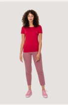 T-Shirt Falora, tailliert geschnitten, Farbe: rot, Größe: XS