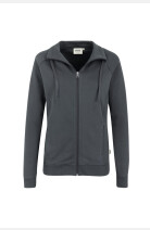 Sweatjacke Bea, tailliert geschnitten, Farbe: anthrazit, Größe: XS