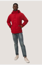 3-in-1 Jacke Ricarda, tailliert geschnitten, Farbe: rot, Größe: XS