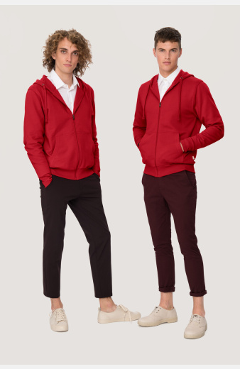 Sweatjacke Johannes, Farbe: rot, Größe: XXS