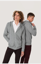 Sweatjacke Johannes, Farbe: grau-meliert, Größe: XXS