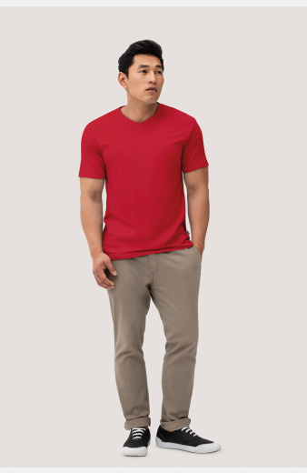 T-Shirt Seyron, gerade geschnitten, Farbe: rot, Größe: XXL