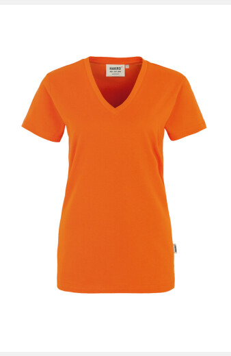 T-Shirt Marian , tailliert geschnitten, Farbe: orange, Größe: XS