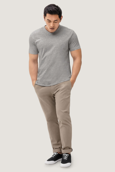 T-Shirt Seyron, gerade geschnitten, Farbe: grau-meliert, Größe: S