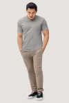 T-Shirt Seyron, gerade geschnitten, Farbe: grau-meliert, Größe: L
