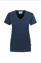 T-Shirt Marian , tailliert geschnitten, Farbe: navy, Größe: XS