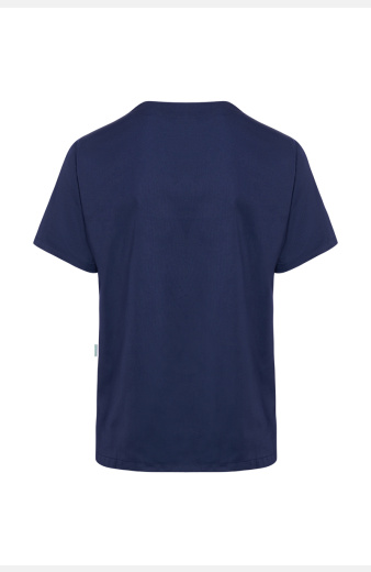 Kasack Thaven, gerade geschnitten, Farbe: navy,...