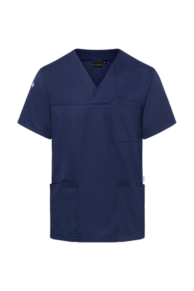 Kasack Thaven, gerade geschnitten, Farbe: navy,...