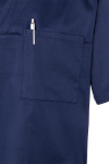 Kasack Thaven, gerade geschnitten, Farbe: navy, Größe: 5XL